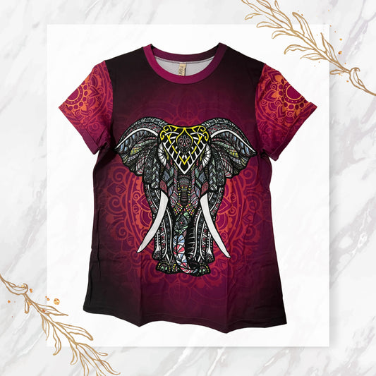 Tshirt Elefante Mandala