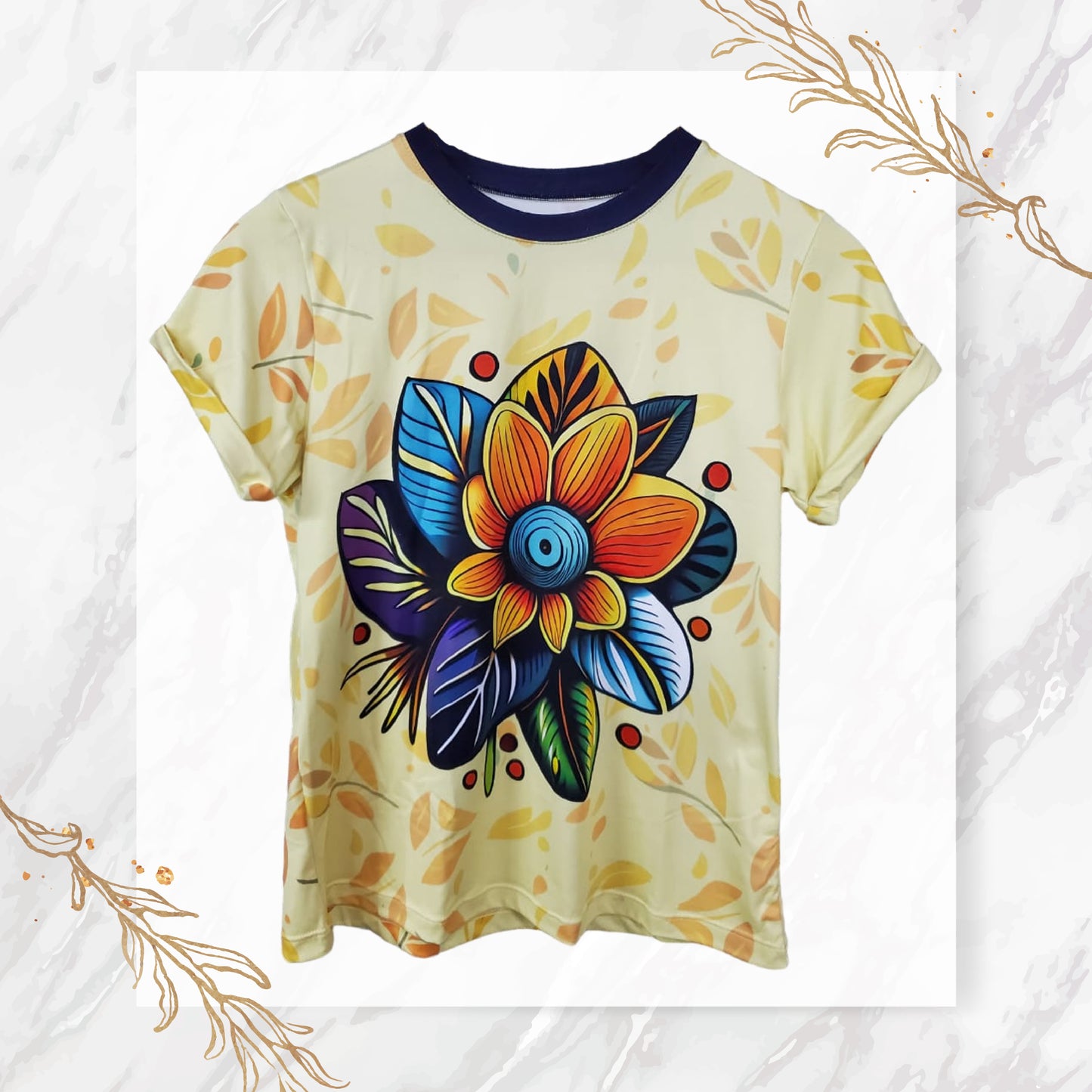 Tshirt Flor Colores