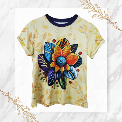 Tshirt Flor Colores